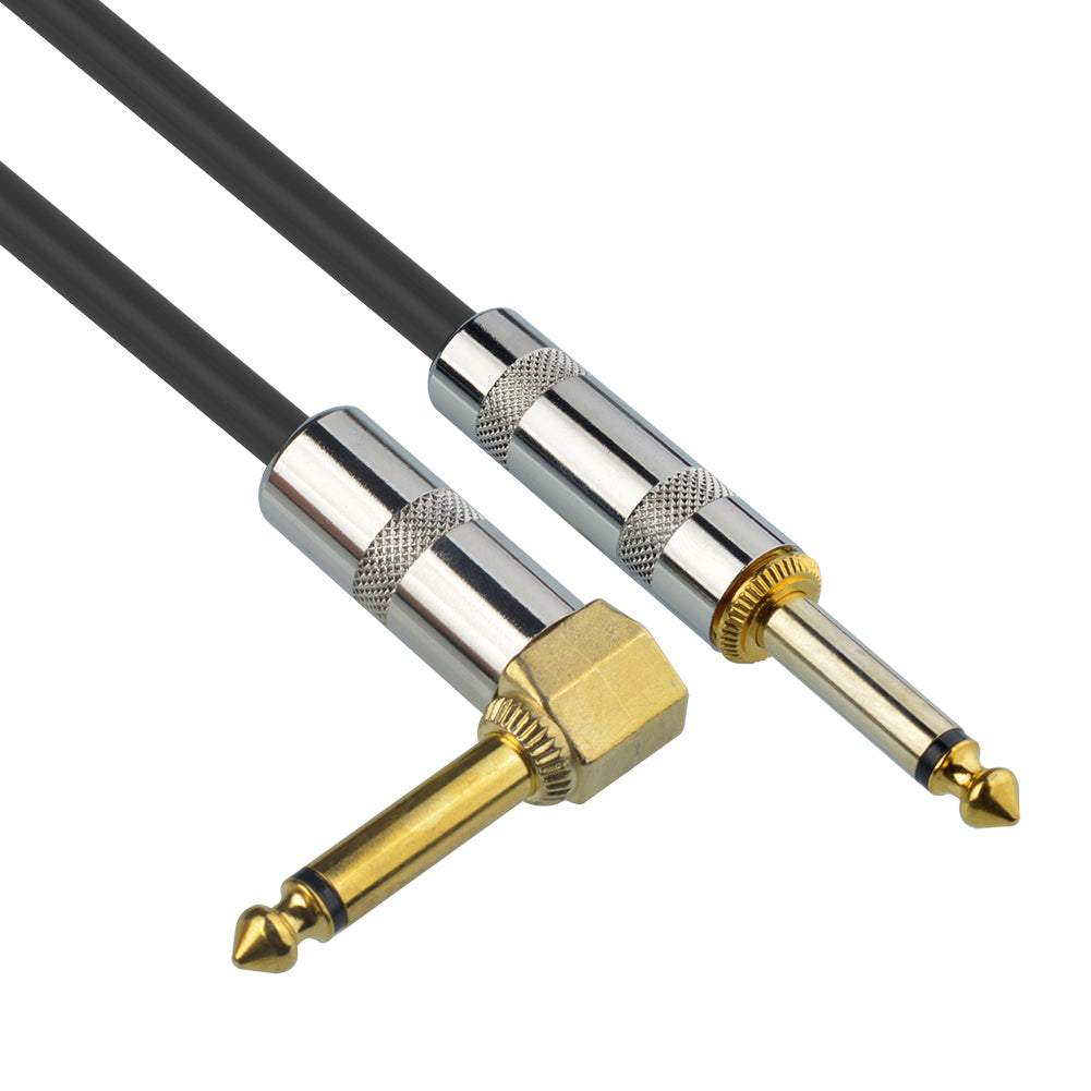 Gitarrenkabel 3m 10ft 1/4 Zoll 6,5mm E-Gitarre Bass Musikinstrument Frühling Kabel