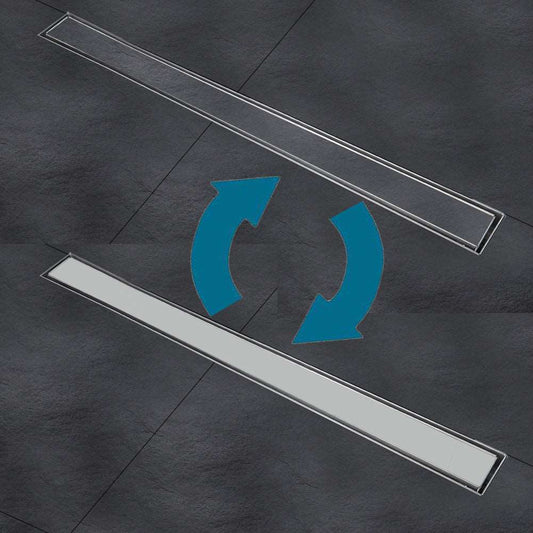 Edelstahl Duschrinne Bodenablauf Abflussrinne Duschablauf Ablauf 2in 1 Befliesbar - Euroharry GmbH