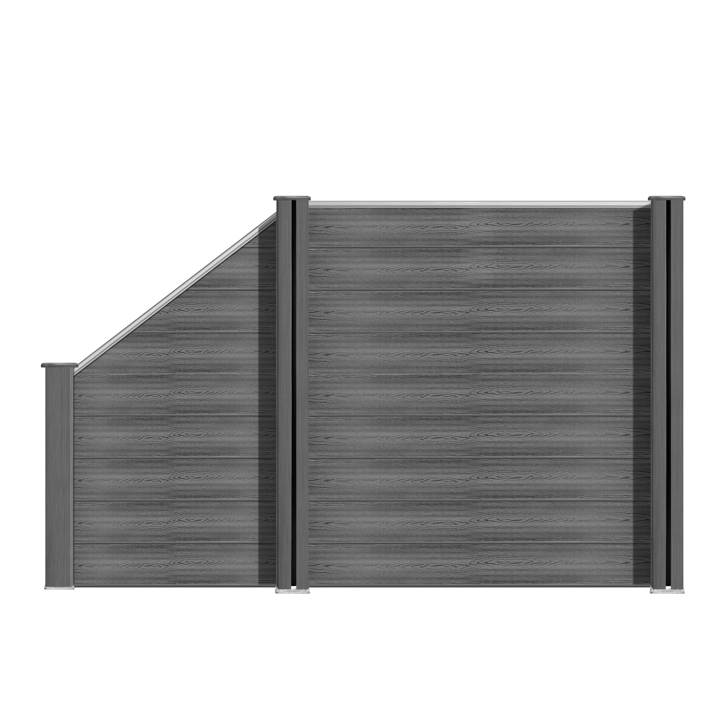 WPC Zaun Sichtschutzzaun Farbe - Euroharry GmbH