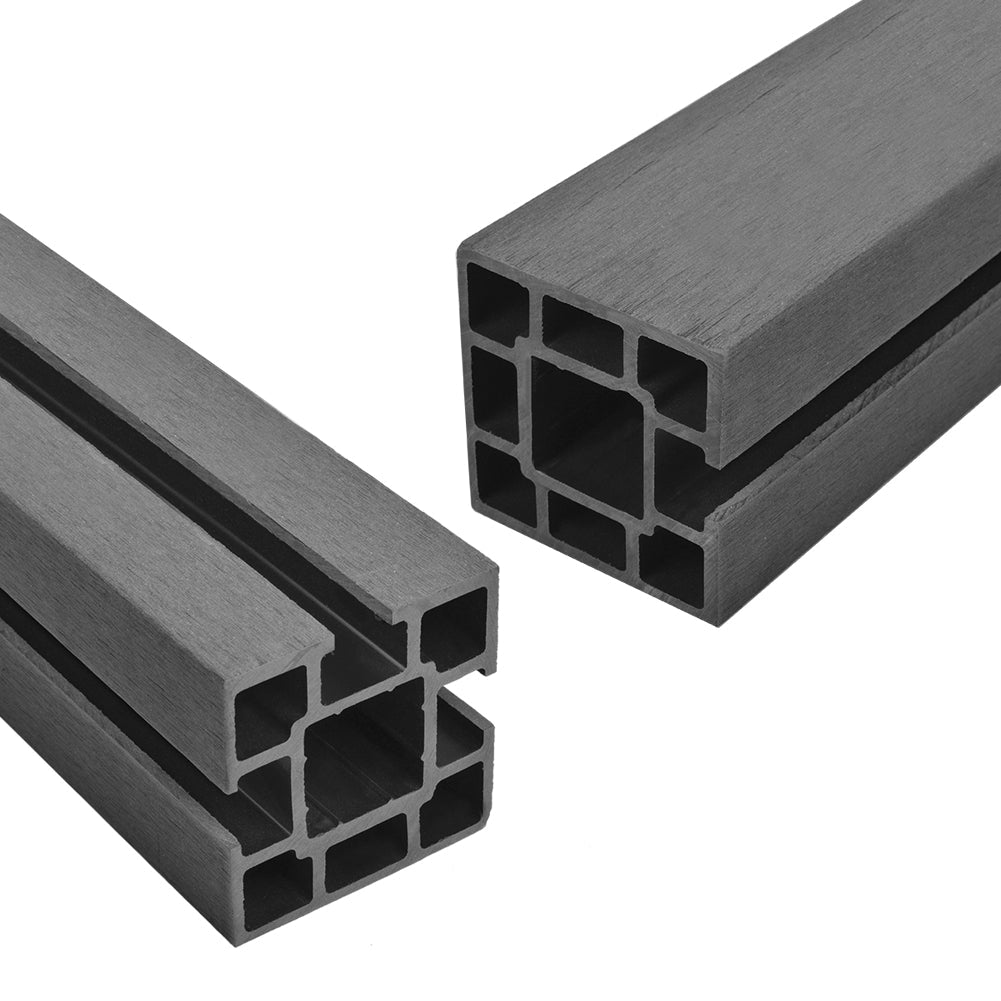 WPC Zaun Sichtschutzzaun Farbe - Euroharry GmbH