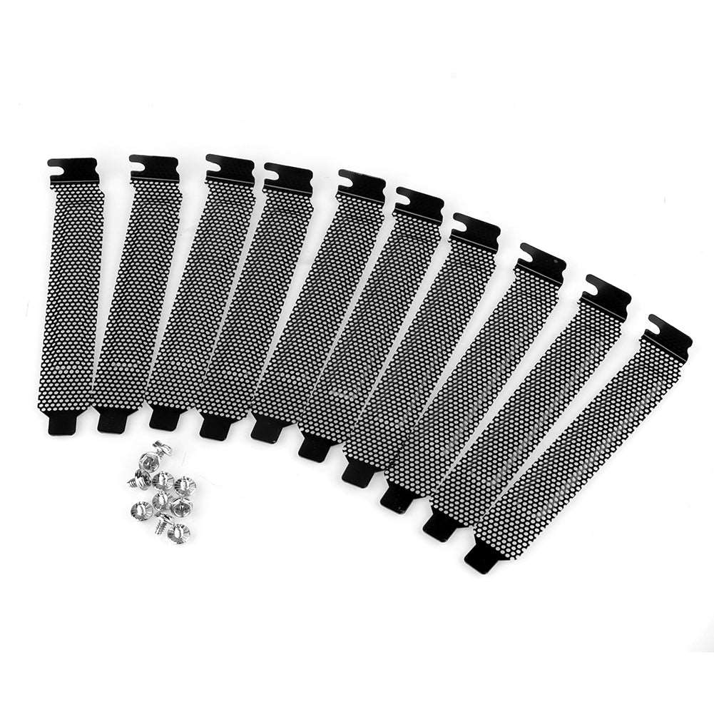 20mm x 120mm Schwarz PCI Slot slotblech Abdeckung Hartstahl Staubfilter Abdeckplatte PCI Slot Cover mit Schrauben - Euroharry GmbH