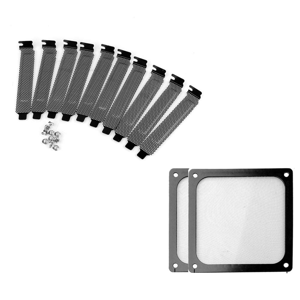 20mm x 120mm Schwarz PCI Slot slotblech Abdeckung Hartstahl Staubfilter Abdeckplatte PCI Slot Cover mit Schrauben - Euroharry GmbH
