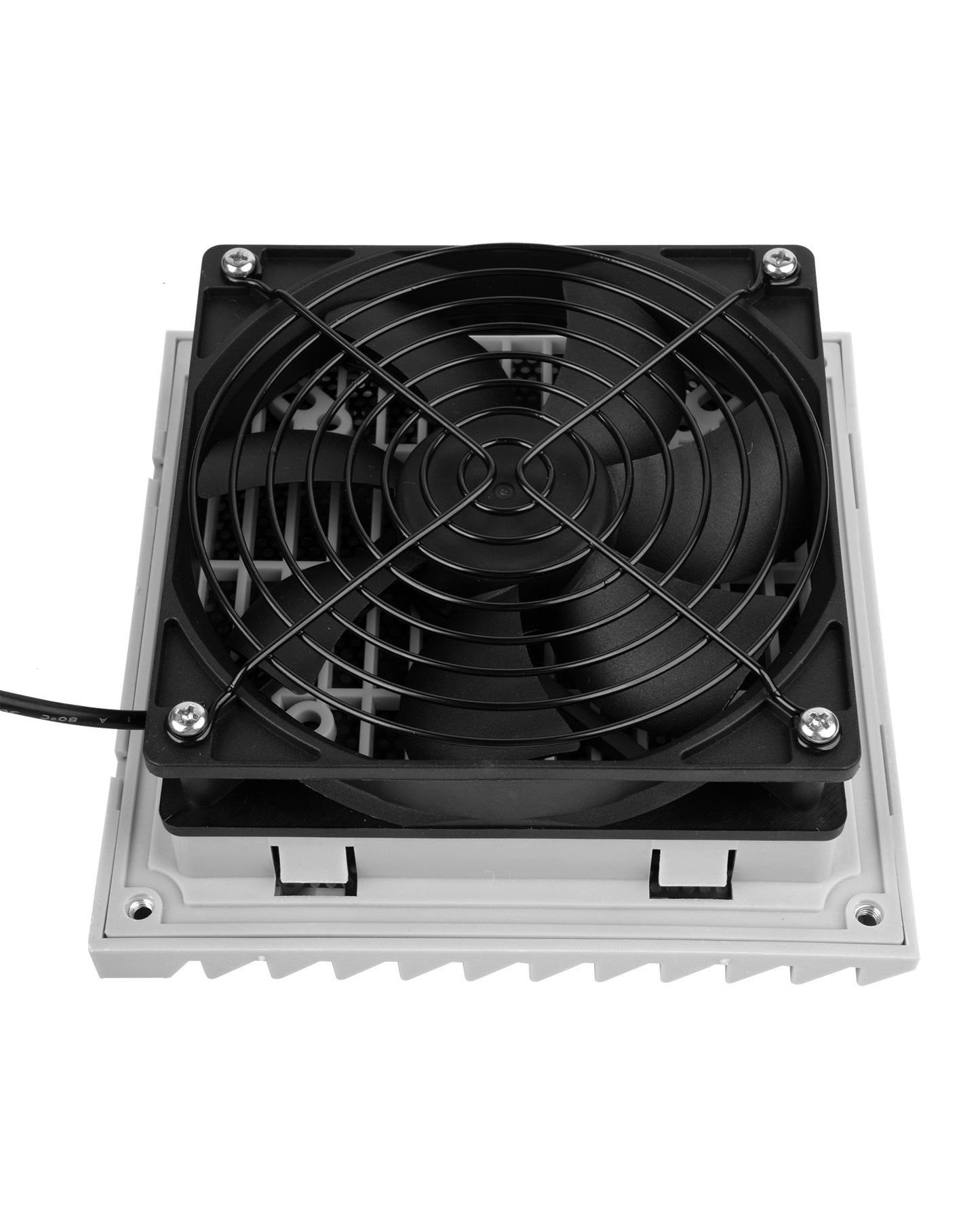 USB 120mm Wohnmobil-Lüftungsventilator , Timer + Geschwindigkeitsregelungssystem, 6 Geschwindigkeitsstufen, IPX5, mit I, 5-12V, geeignet für Wohnmobile, Camper, grau-weiß