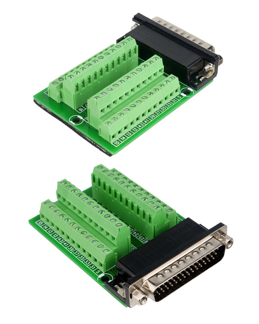 DB44-Stecker auf Klemmenblock, lötfreier Steckverbinder DR44, D-SUB auf 44-poliger Port-Klemmenadapter
