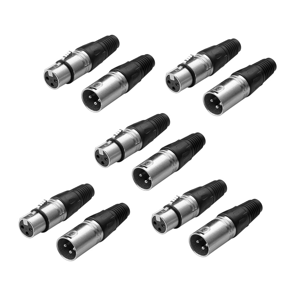 10xXLR 3 Pin Female Mikrofon Lötanschluss Buchse Mikrofon XLR SCHWARZ Mikrofon XLR SCHWARZ (Copy)
