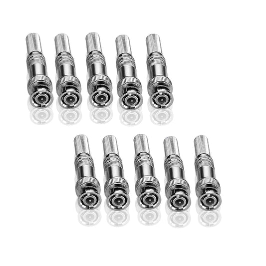 10 Stück BNC Stecker Schraubstecker für Videoüberwachungskabel Überwachungskamerakabel - Euroharry GmbH