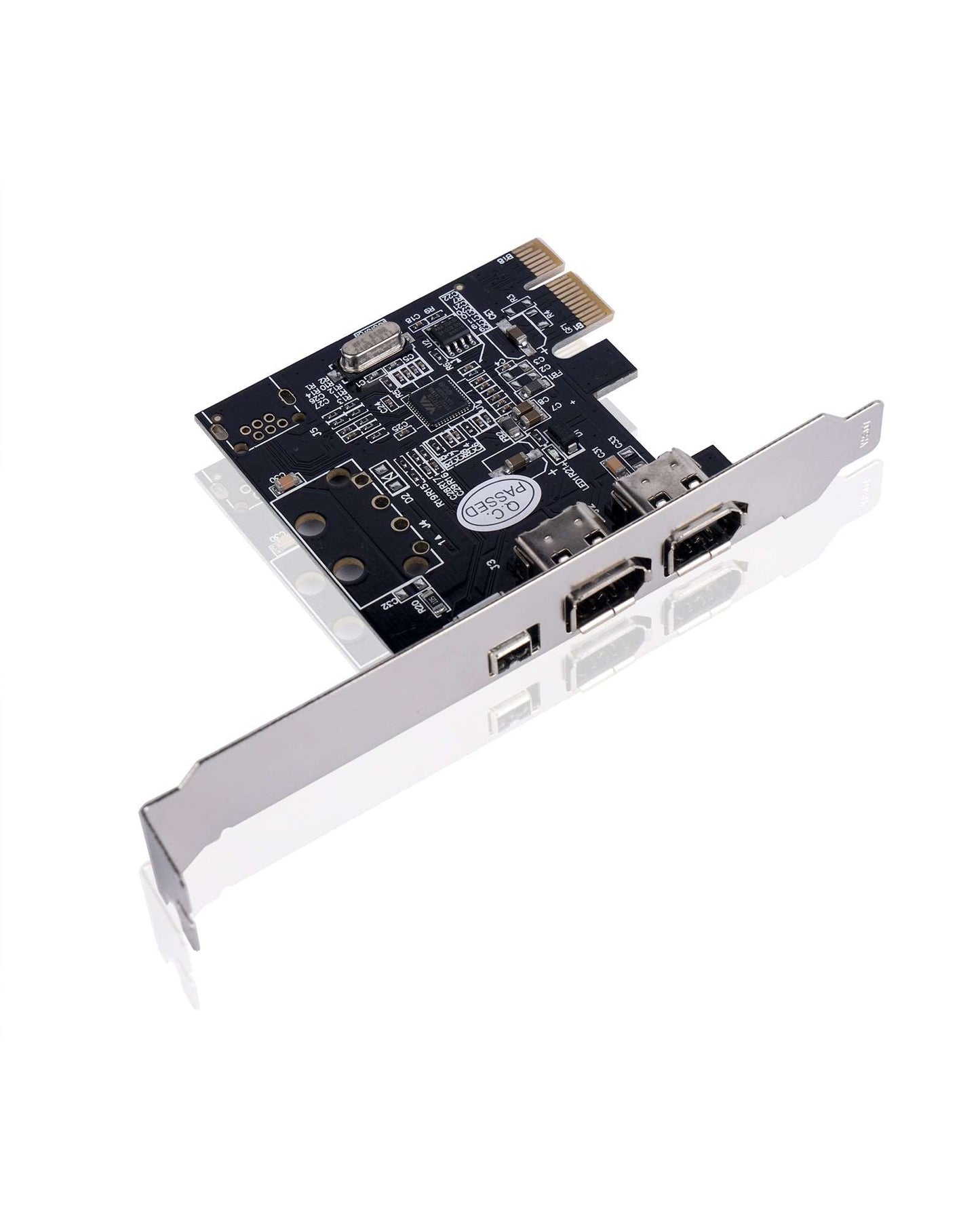 Desktop PCI-E Expresskarte Express Card FireWire PCI Express Schnittstellenkarte 1394a IEEE1394 Controller Erweiterungskarte mit 4 zu 6-Pin Kabel - Euroharry GmbH