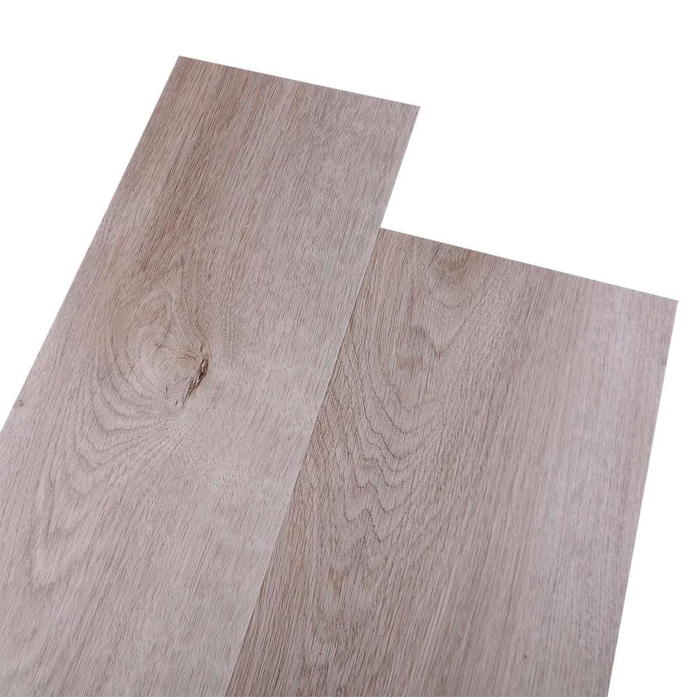 7 Stück 0,98m² PVC Vinyl-Bodenbelag Laminat Dielen 2mm Geklebte Vinylboden Designboden Fußböden Wasserfest/Rutschfest