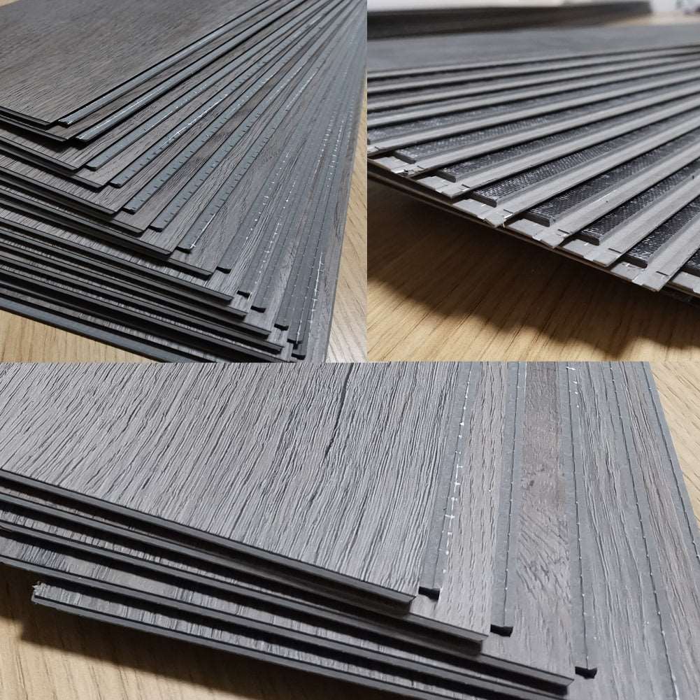 19 Stück 2,5m² Klick Vinylboden PVC Bodenbelag 3,5mm Vinyl Laminat Dielen 0,3 mm Nutzschicht Dielenboden Rutschfest Wasserfest Fußboden