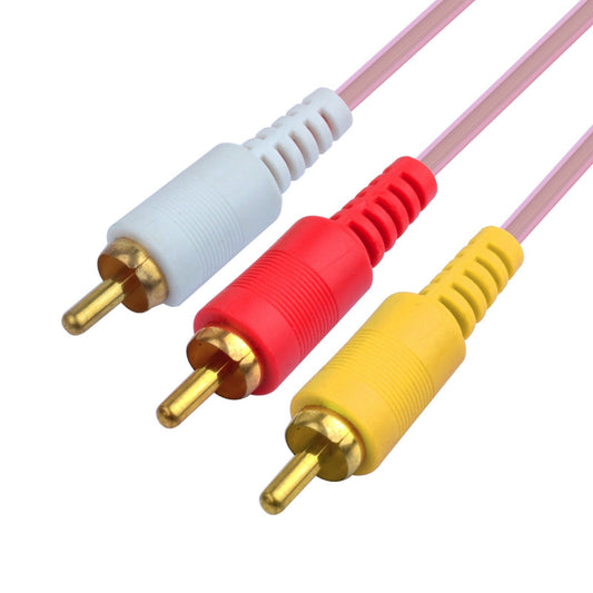 2M AUDIO CINCH Kabel- 3 RCA Stecker zu 3 RCA Stecker Composite Audio Video