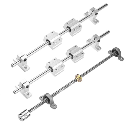 3D Zubehör| T8 Leitspindel + Φ8mm Linearführung 100mm-600mm CopperNut Wellenkupplung Für 3D - Euroharry GmbH