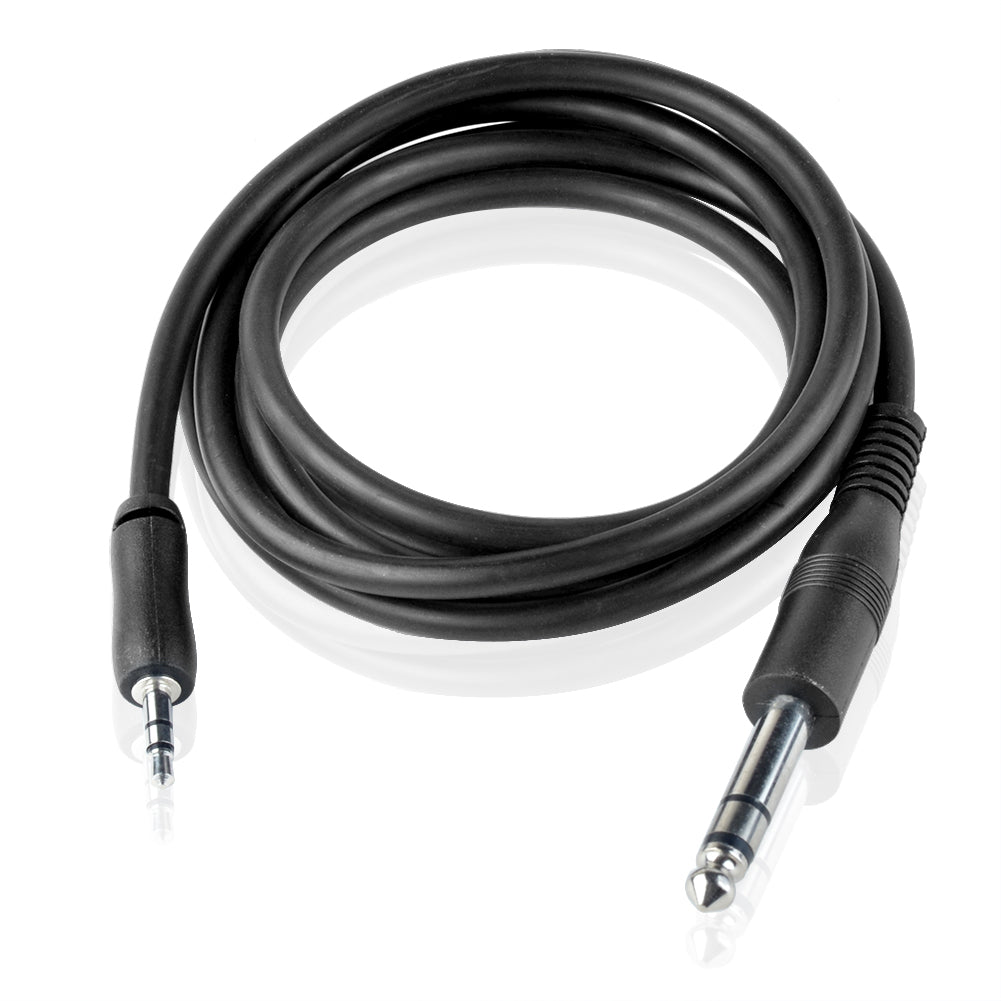 1,5 m 3,5 mm Stecker auf 6,5 mm Stecker Audio-Verlängerungskabel - Euroharry GmbH