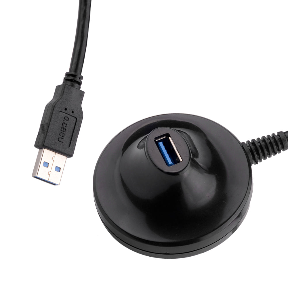 80cm USB Verlängerungskabel mit Sockel, USB 3.0 Extender Typ A, Stecker auf Buchse, Datenübertragungskabel, 5 Gbit/s, für USB-Flash-Laufwerk, Kartenleser, Festplatte, Drucker - Euroharry GmbH