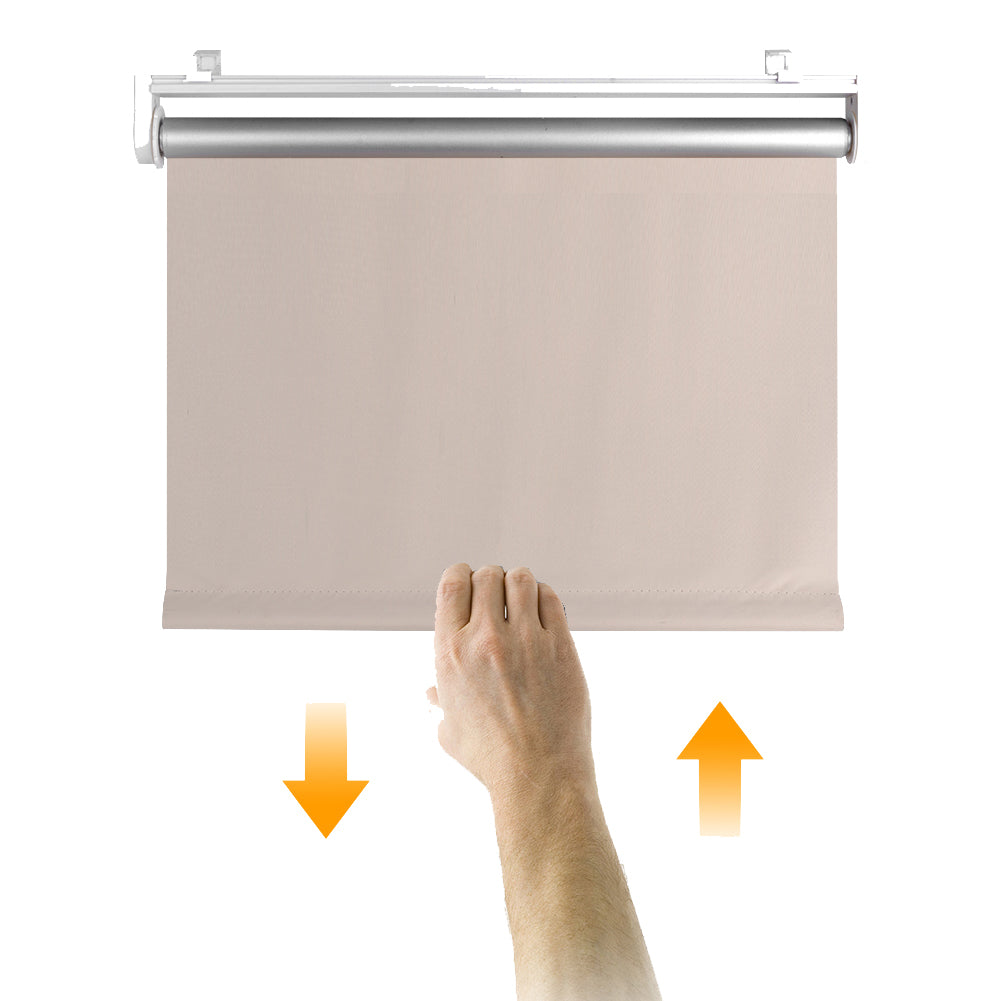 Schnurloses Thermorollo Klemmfix Rollo Verdunkelungsrollo Silberbeschichtung lichtundurchlässig Sichtschutz für Fenster & Türen - Euroharry GmbH