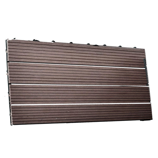 1 Stuck 30x30cm oder 60x30 cm WPC Fliese Terrassenfliesen Klickfliese Terrasse Holz Holzfliese balkonfliesen Terrasse - Euroharry GmbH