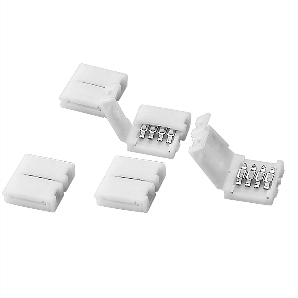 LED Streifenlicht Zubehör| 4 pol Verbinder mit Klemmbefestigung Schnellverbinder - Euroharry GmbH