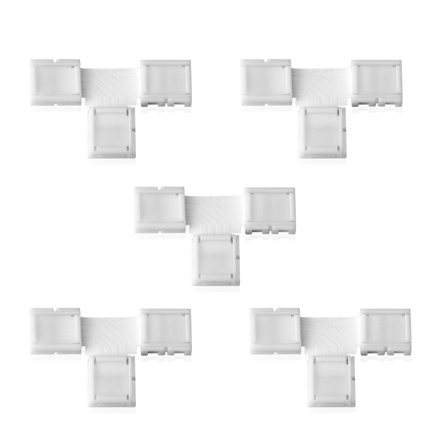 LED Streifenlicht Zubehör| Eckverbinder T-Form Verbinder Schnellverbinder Steckverbinder LED Strip RGB 5050 Streifen - Euroharry GmbH