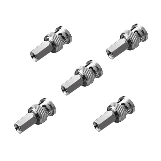 5 Stück BNC-Stecker Twist-On-Steckverbinder Kabeladapter für Koaxialkabel RG59 & RG62 - Euroharry GmbH