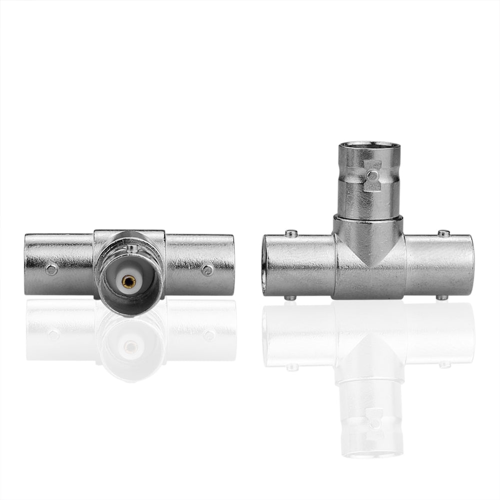 5 Stück BNC-T Triple 3X Buchse Adapter für Koax Koaxialkabel - Euroharry GmbH