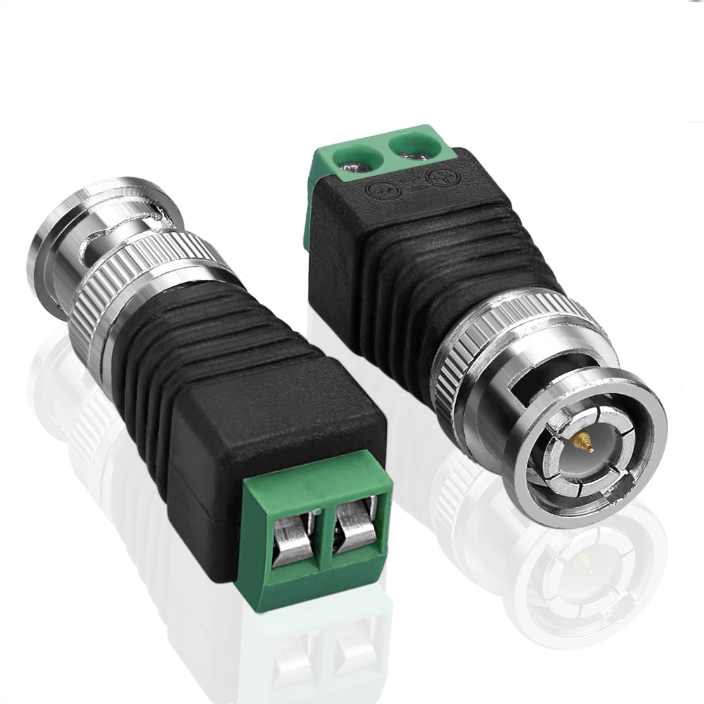 5 Stück BNC Stecker auf Klemmenblock Adapter für CCTV Video Kameras Stecker - Euroharry GmbH