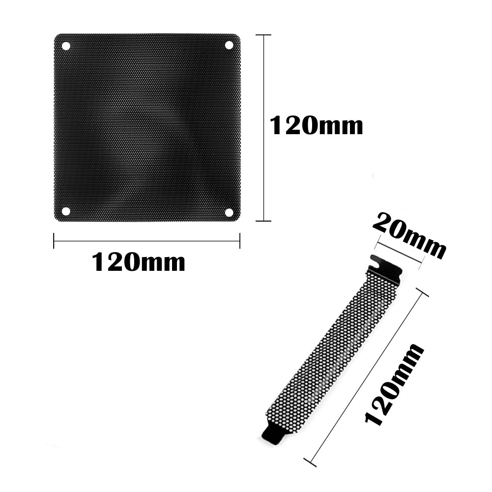 Lüfterabdeckung mit Ultra-feinem Staubfilter Computer PC Lüfter Feinstaubfilter 120mm/140mm Gehäuselüfter Mesh 10Stück - Euroharry GmbH