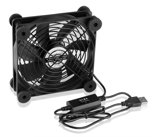 USB PC Ventilator lüfter 120mm Leise PC Gehäuselüfter Einstellbare Fan 5V - Euroharry GmbH