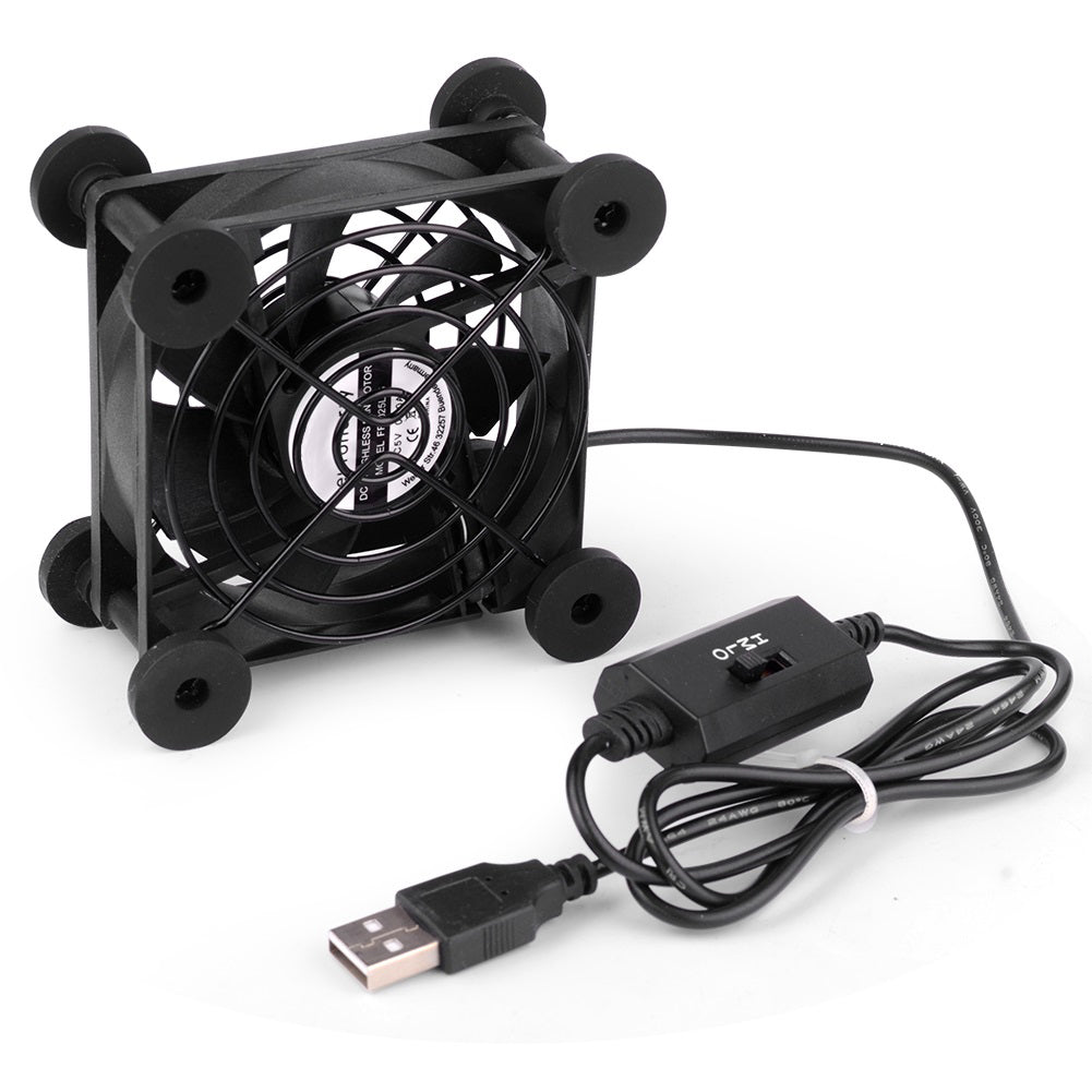 USB PC Ventilator lüfter 80mm Leise PC Gehäuselüfter Einstellbare Fan 5V - Euroharry GmbH