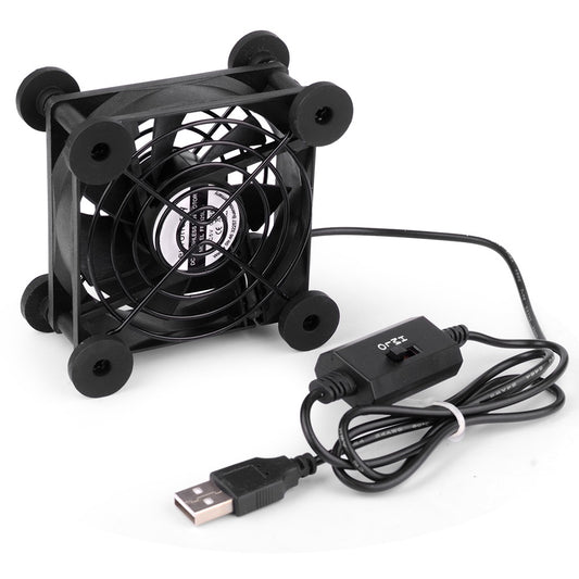 USB PC Ventilator lüfter 80mm Leise PC Gehäuselüfter Einstellbare Fan 5V - Euroharry GmbH
