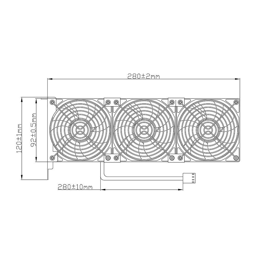Grafikkarten-Lüfter3 x 92 mm PWM Lüfter, PCI-Halterung Kühler - GPU-Lüfter,unterstützt 5 V, 7V,12V ,unterstützt unterstützt Support Mainboard sys_fan Schnittstelle - Euroharry GmbH