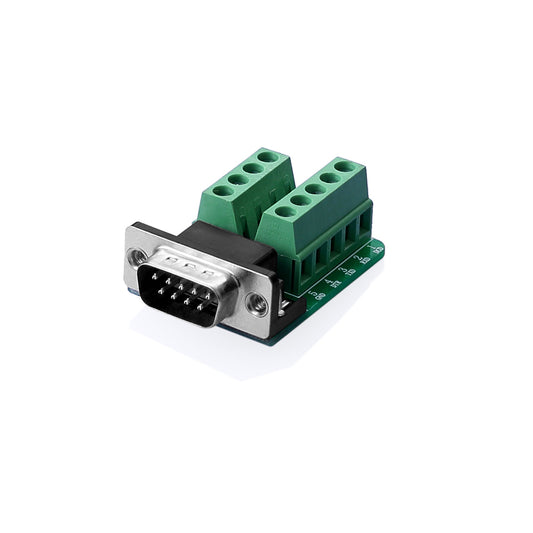 RS232 DB9 9Pol Stecker Adapter zum Terminal-Anschluss Signal-Modul - Euroharry GmbH