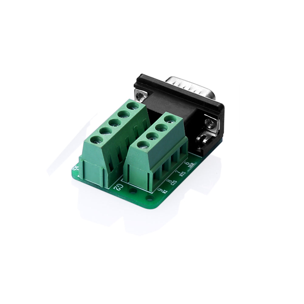 RS232 DB9 9Pol Stecker Adapter zum Terminal-Anschluss Signal-Modul - Euroharry GmbH