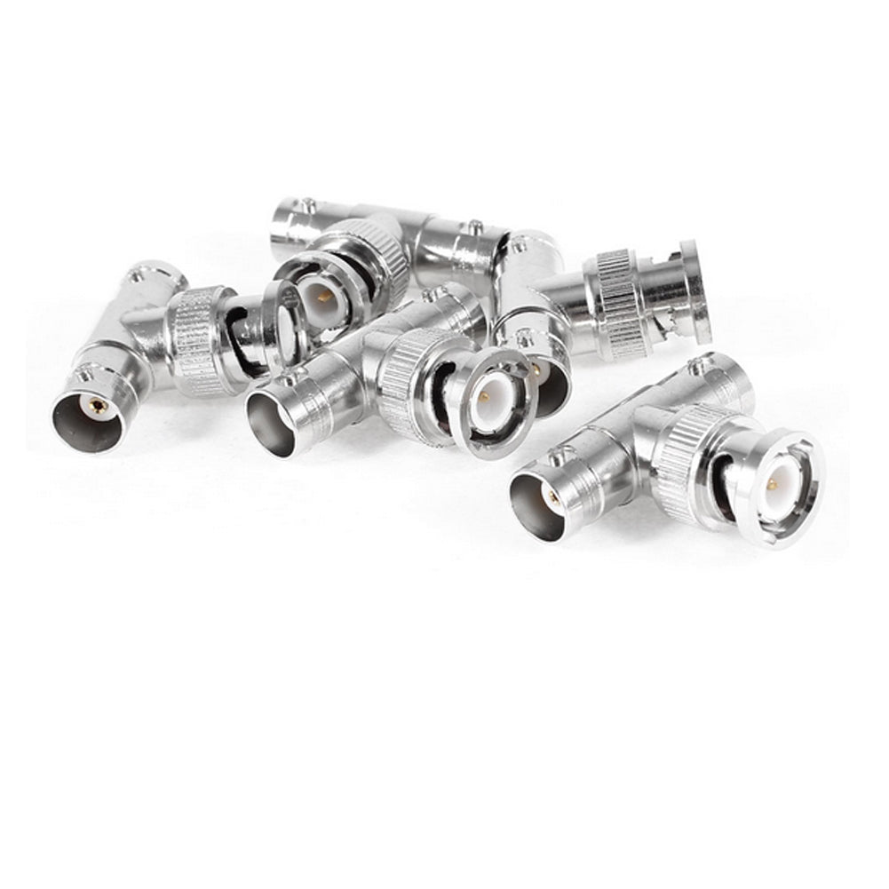 BNC-Stecker Auf 2x BNC-Kupplung – T-Adapter Mit Vergoldeten Kontakten, Für Video- & Audio-Verbindungen