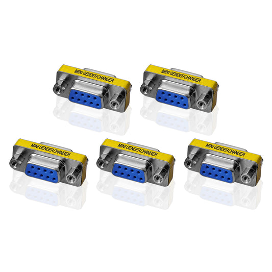 Gender Changer DB9 9 Pin Seriell RS232 D-SUB-Gender Konverter Buchse auf Buchse - Euroharry GmbH