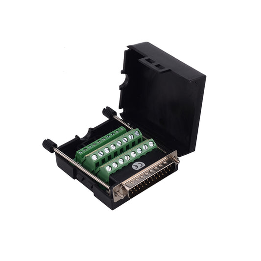 DB25 25-poliger Steckeradapter DB25-G1 Anschlussklemme Kunststoffabdeckung - Euroharry GmbH