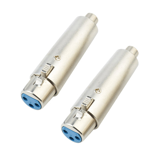 XLR-auf-Cinch/RCA-Adapter für Audiomikrofon, 3-polig, XLR-Buchse auf RCA-Cinch-Buchse - Euroharry GmbH