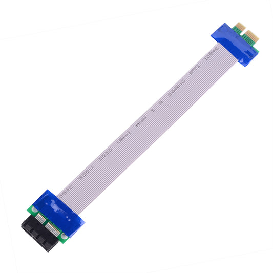 20cm PCI-E 1x Riser Karte Extender Adapter Verlängerung Kabel Flachbandkabel - Euroharry GmbH