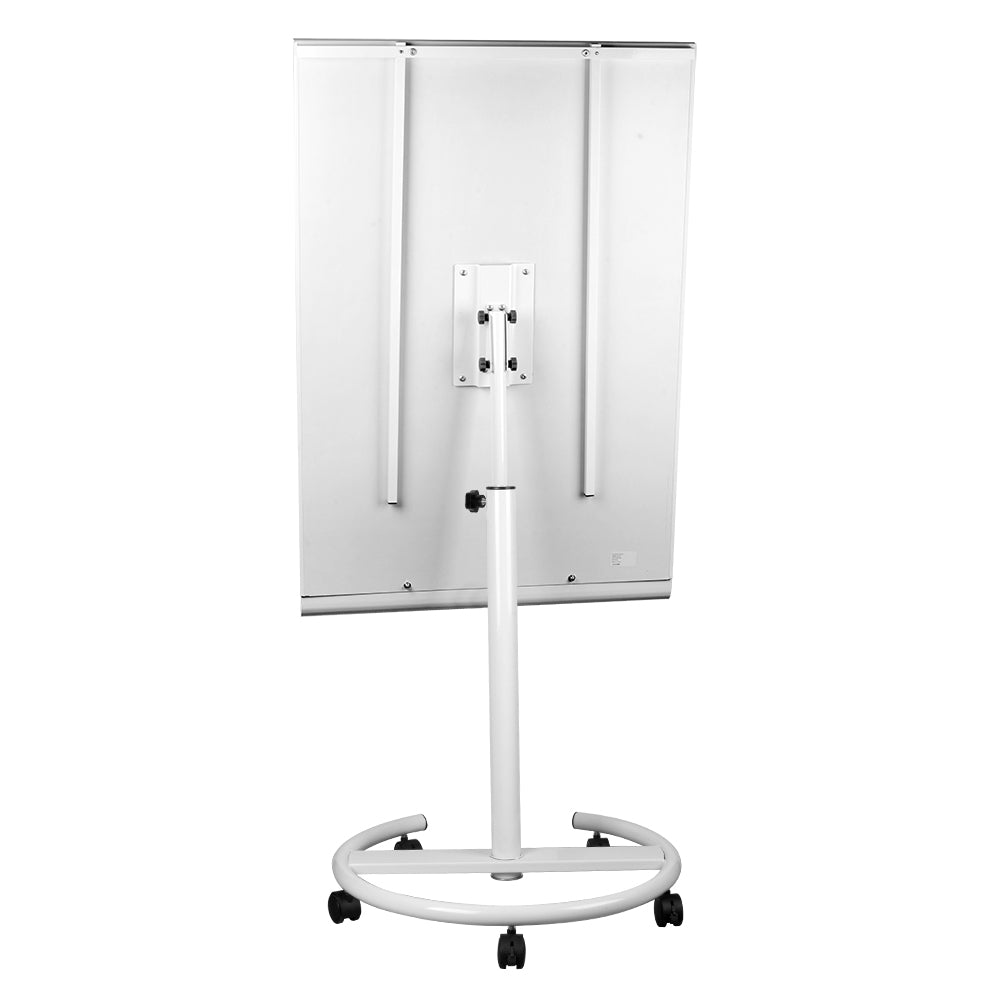 Whiteboard Flipchart Magnetwand mit Alurahmen Magnetisch Whiteboard und Magnettafel Lackiert WhiteBoard + Mobile Ständer Einstellbar drehbar