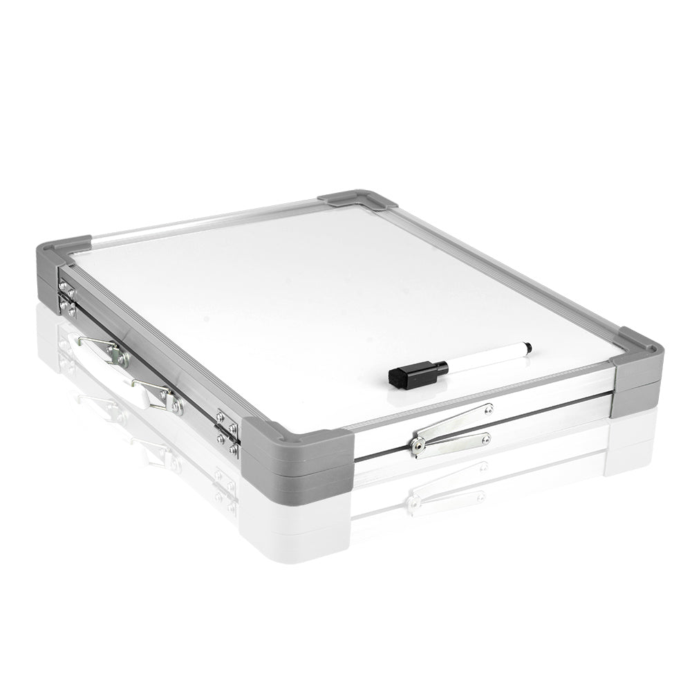 38x30cm/15"x12" Magnetische Kleines Desktop-Whiteboard-Staffelei, faltbare, doppelseitige Whiteboard-Tafel mit Trockenl?schfunktion, tragbares Whiteboard-Erinnerungsbrett - Euroharry GmbH