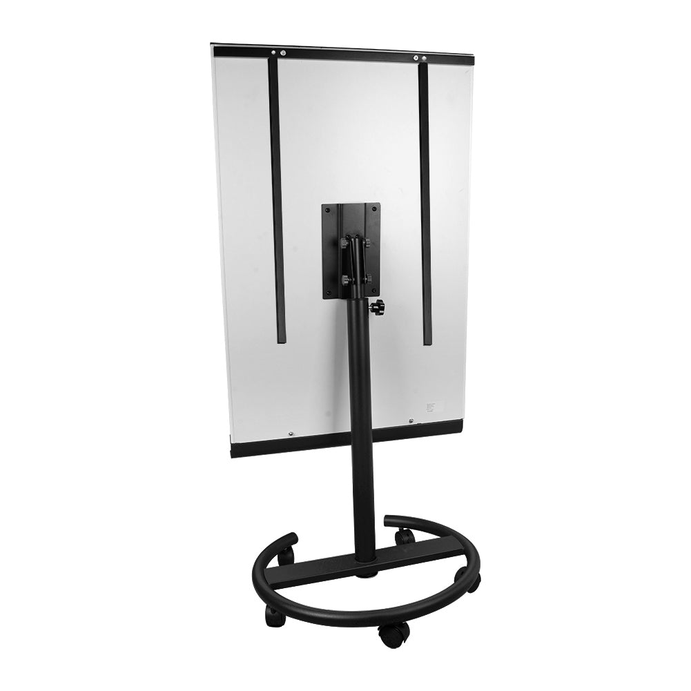 Whiteboard Flipchart Magnetwand mit Alurahmen Magnetisch Whiteboard und Magnettafel Lackiert WhiteBoard + Mobile Ständer Einstellbar drehbar