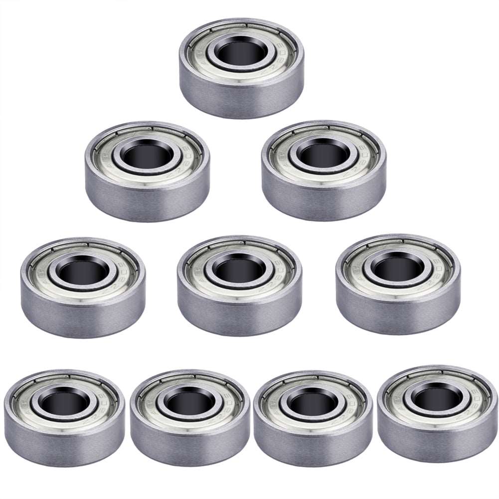 10 Stk.Kugellager miniatur Rillenkugellager 608ZZ 8x22x7mm Bearing Stahl Speed