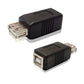 2x USB Adapter USB 2.0 A Buchse auf USB-B Buchse Adapter