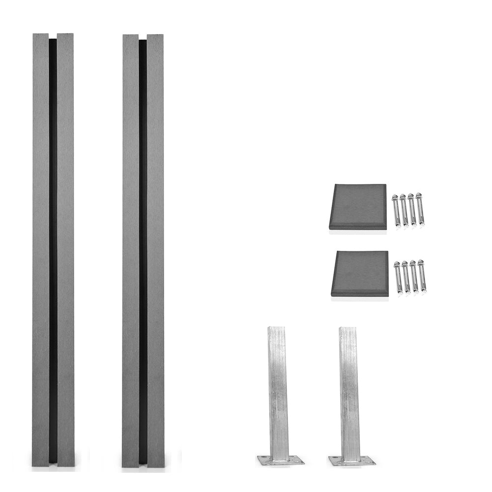 WPC Zaunfeld & Pfosten individuell konfigurierbar | DIY Gartenzaun