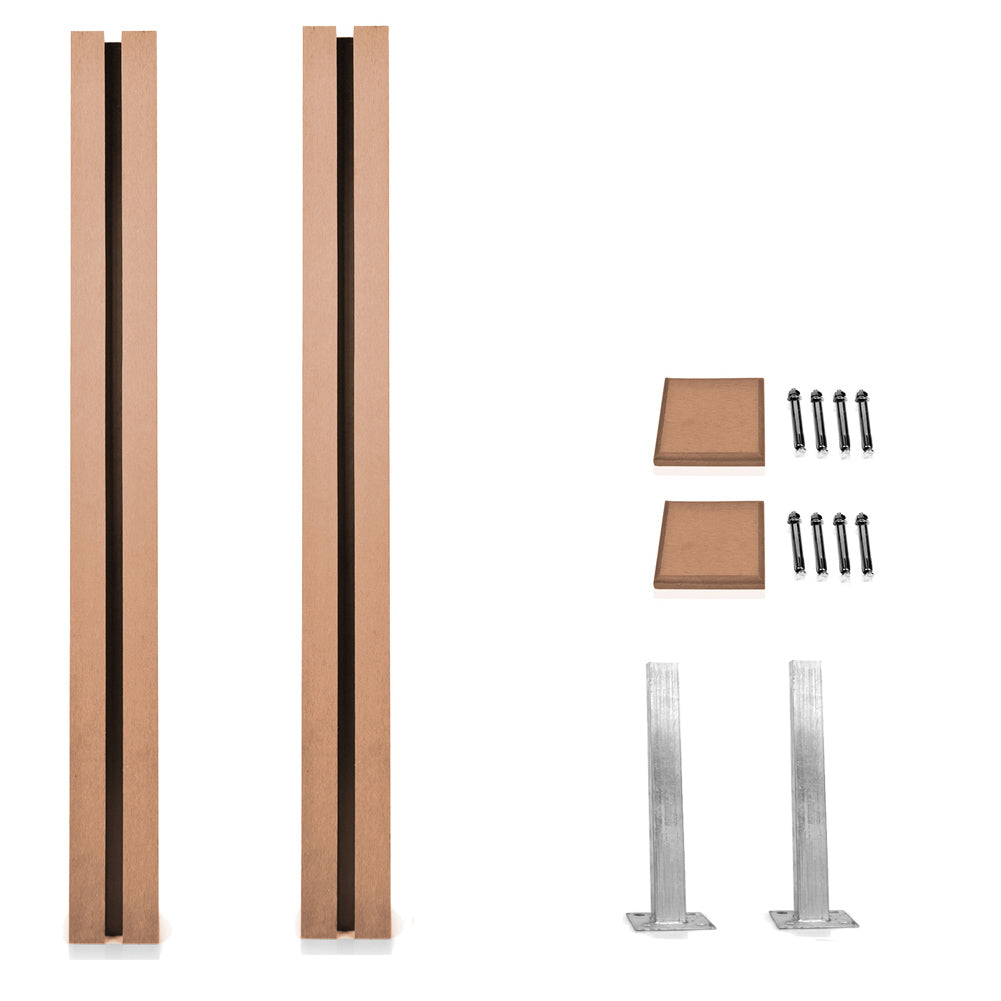 WPC Zaunfeld & Pfosten individuell konfigurierbar | DIY Gartenzaun
