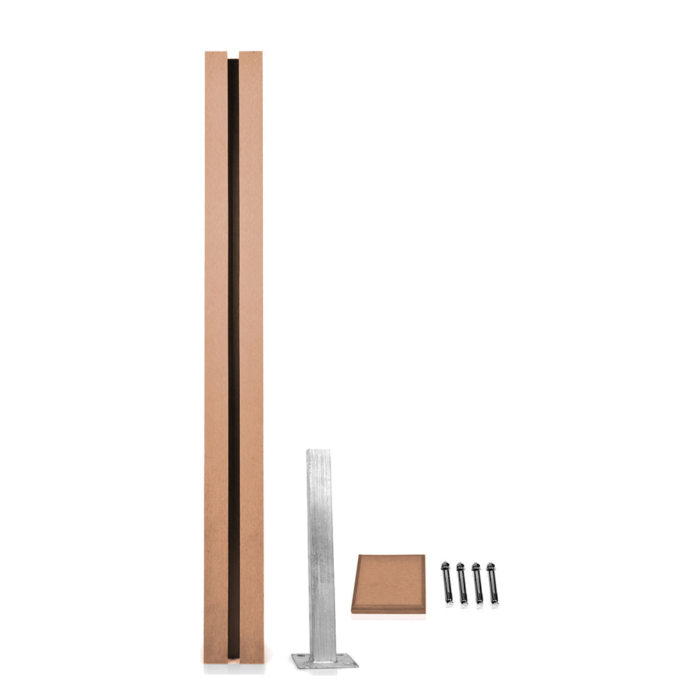 WPC Zaunfeld & Pfosten individuell konfigurierbar | DIY Gartenzaun