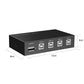 4 Ports USB 2.0 Sharing Switch Switcher Adapterbox für PC-Scanner-Drucker (euroharry)