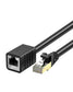 CAT7 RJ45 Stecker auf Buchse Screw Panel Mount Ethernet LAN Verlängerungskabel