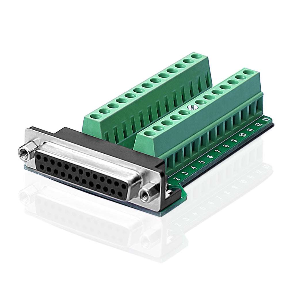 D-Sub DB25-M2 Buchse 25Pin Stecker Breakout zu PCB Board Terminals Adapter Steckverbinder - Euroharry GmbH