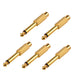 5x 6,3 mm 1/4' Stecker bis 3,5mm 1/8' Buchse kopfhörer Audio Plug Plated Adapter