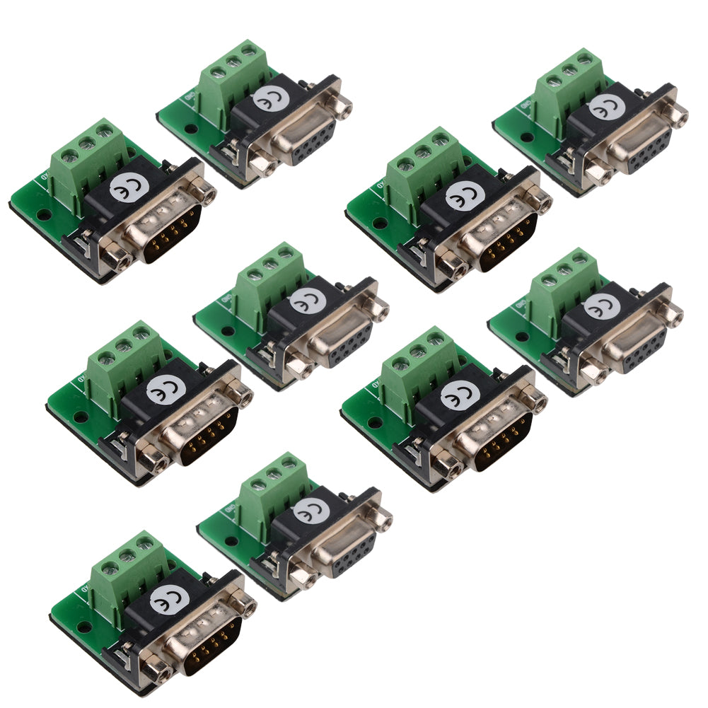 RS232 D-SUB DB9 Stecker Adapter auf Terminal Connector Signalmodul