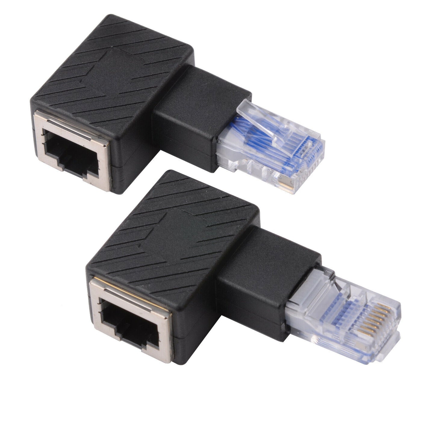 RJ45 Ethernet Stecker auf Buchse Adapter geschirmt Netzwerk Patch for Cat6 Cat5